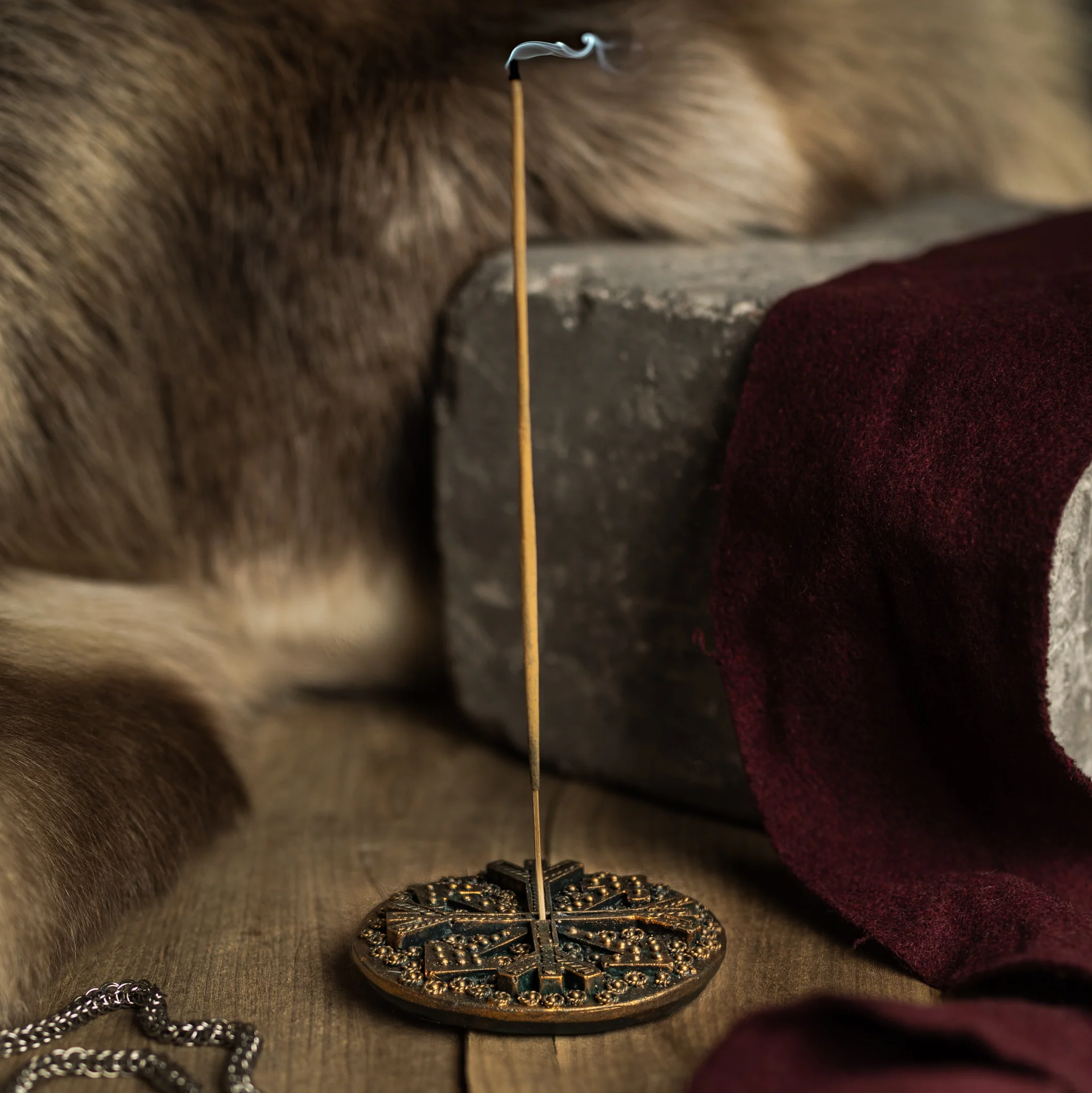 Aegishjalmur Incense Holder - Image 2