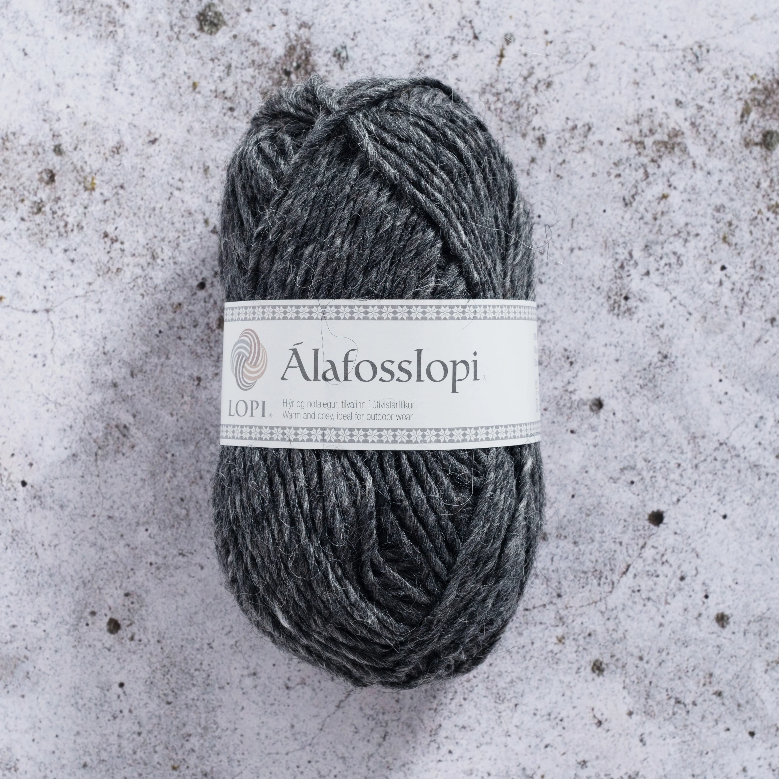 Alafosslopi Yarn, Dark Ash