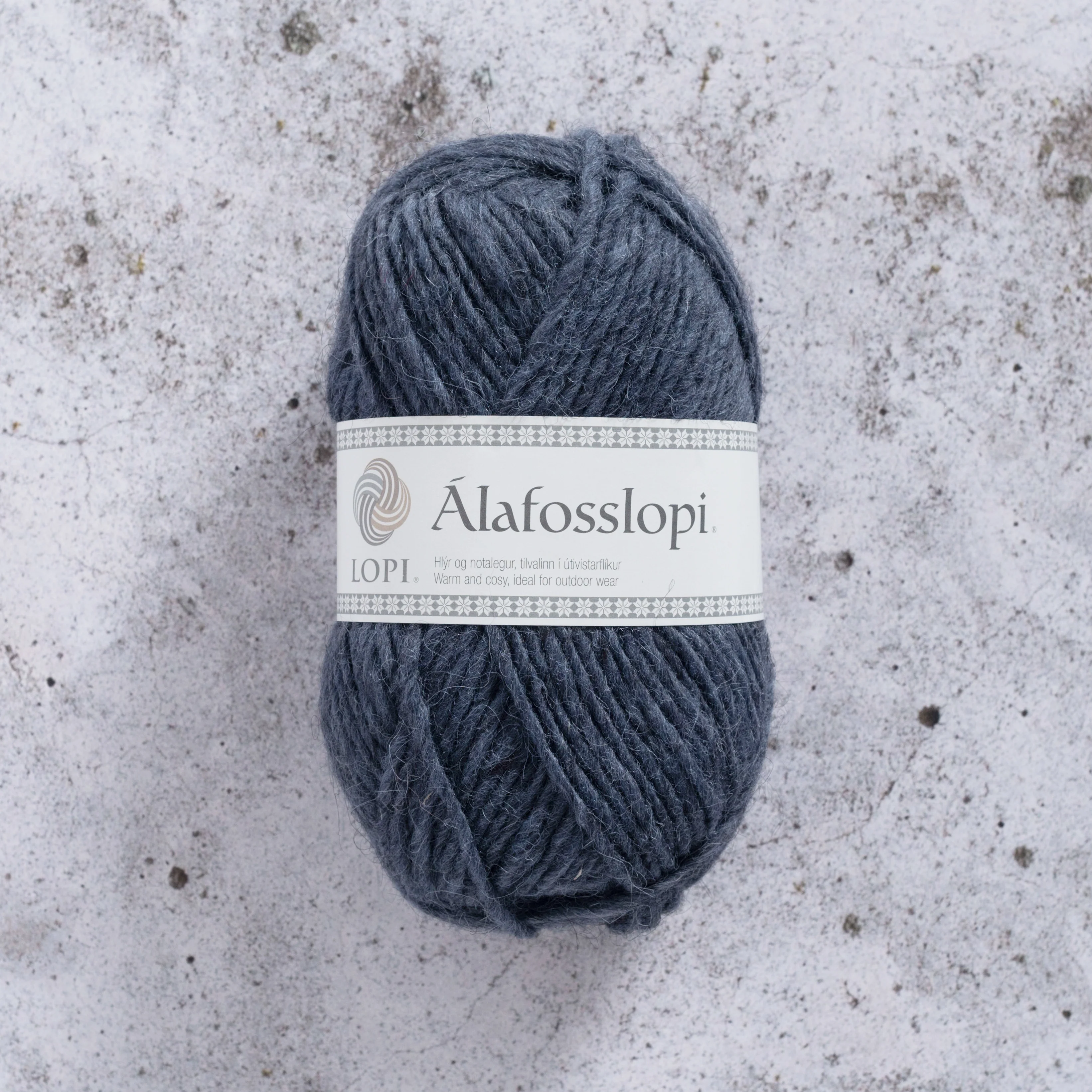 Alafosslopi Yarn, Indigo