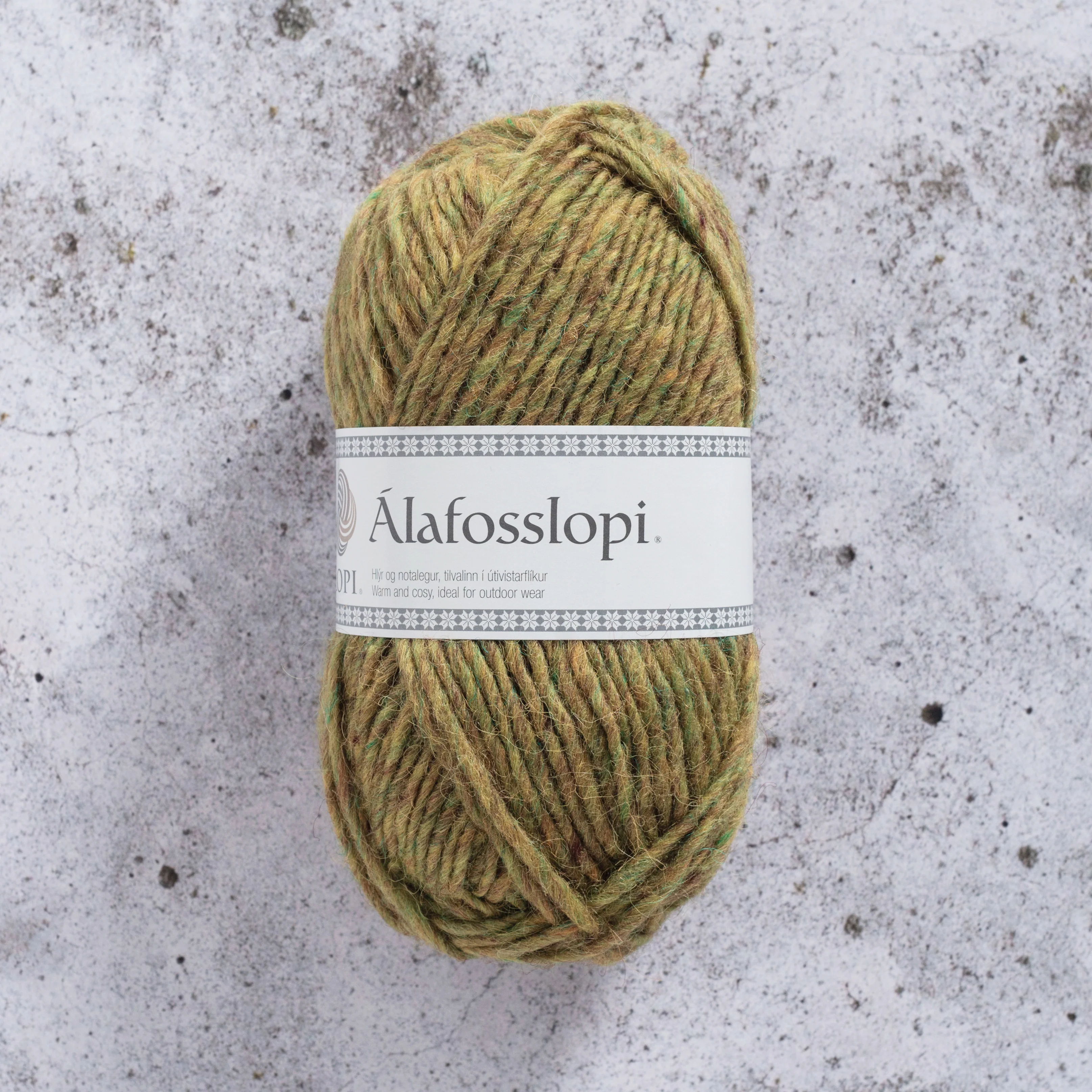 Alafosslopi Yarn, Mettle Spring Green