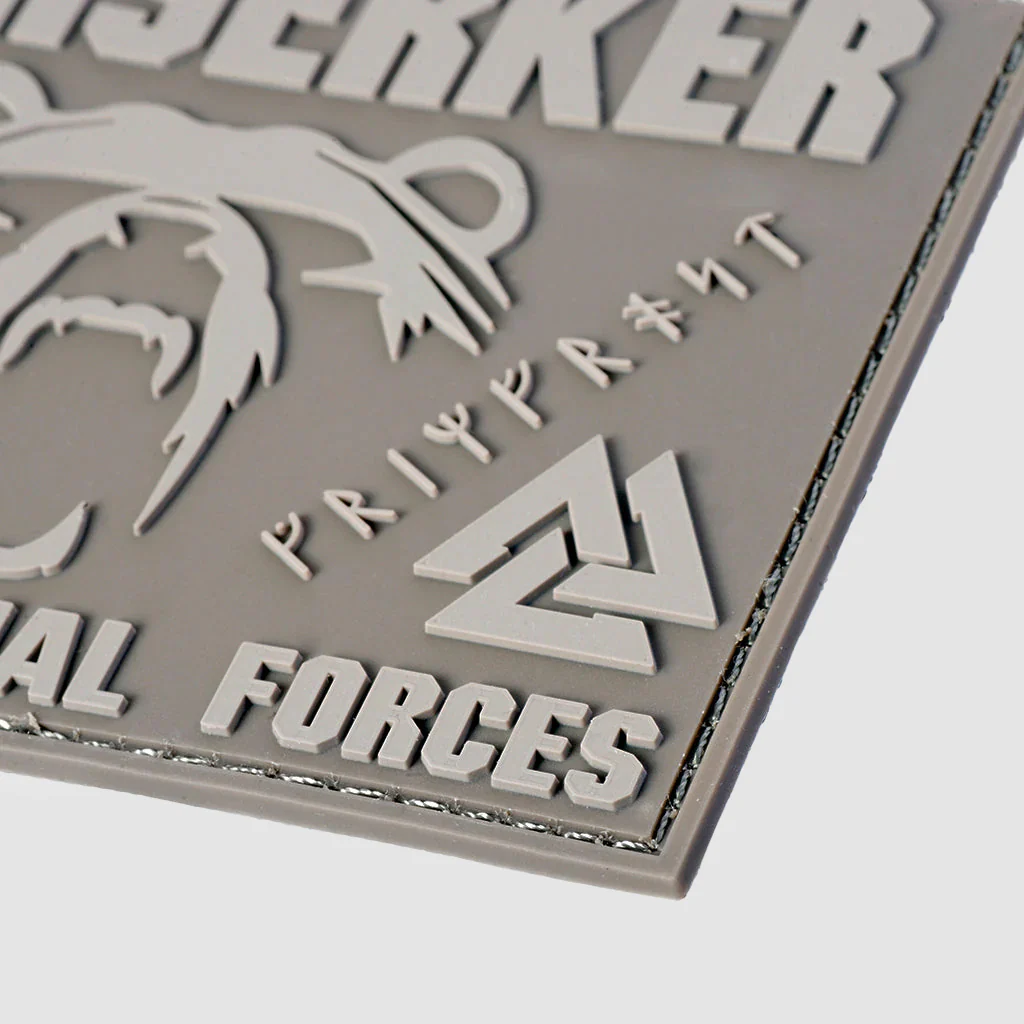Berserker Morale Patch, PVC Velcro, Army Tan - Image 2