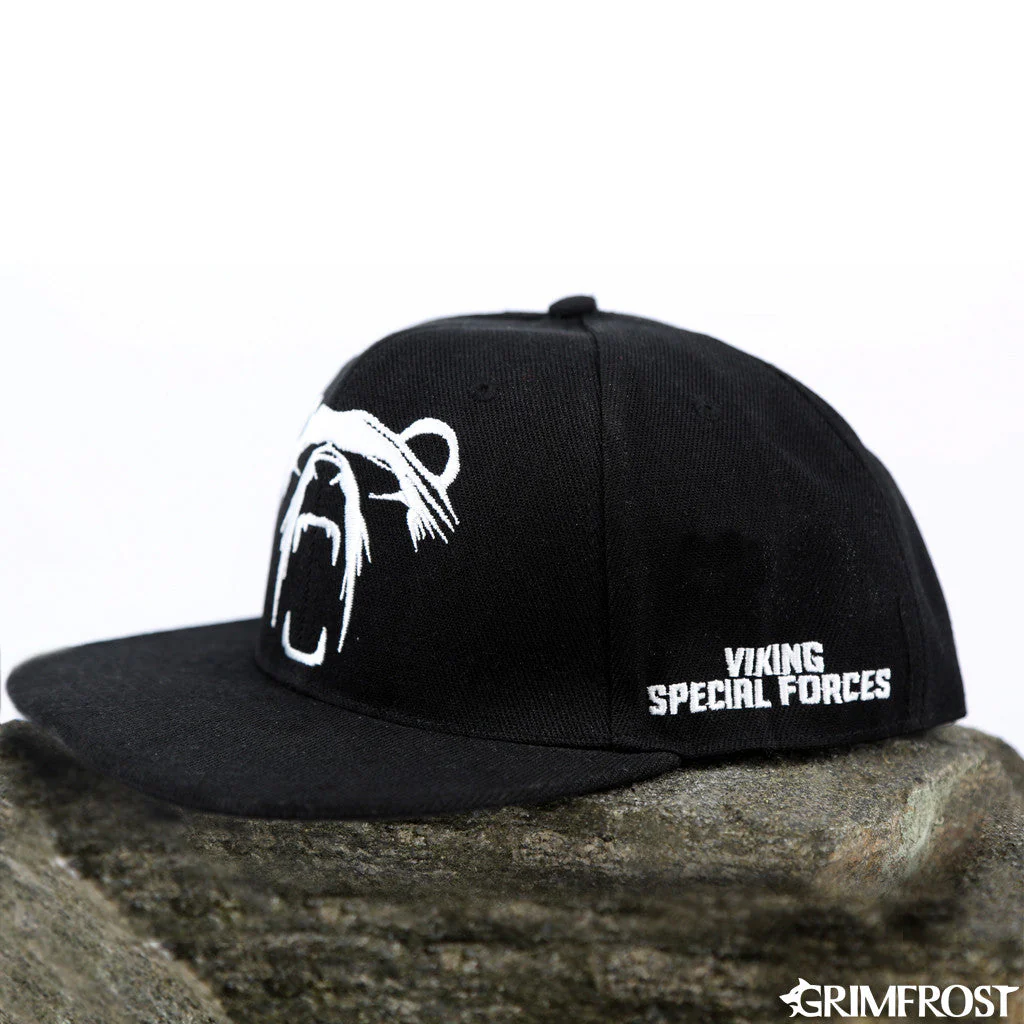 Berserker Snapback Cap, Black - Image 3