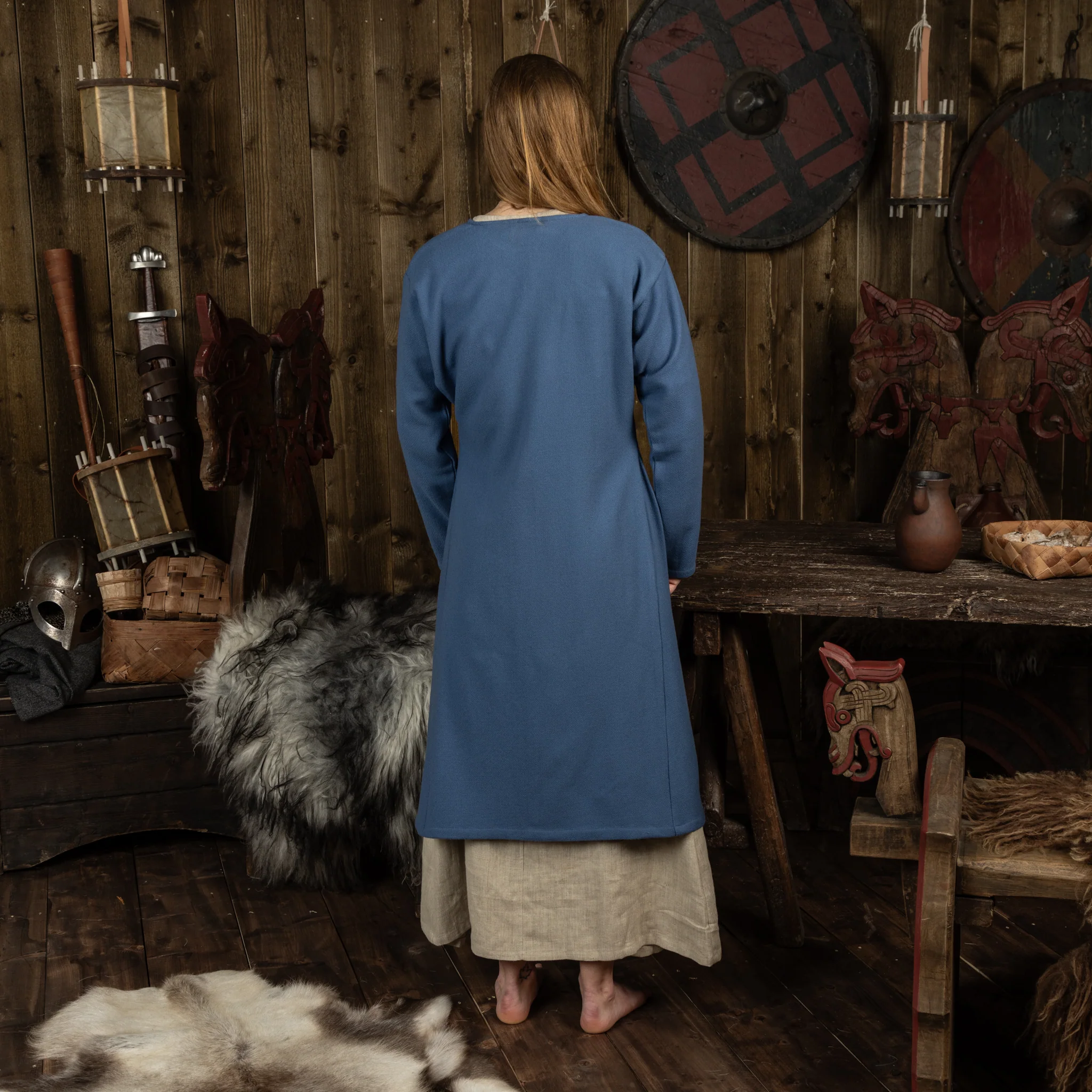 Birka Coat, Blue - Image 3