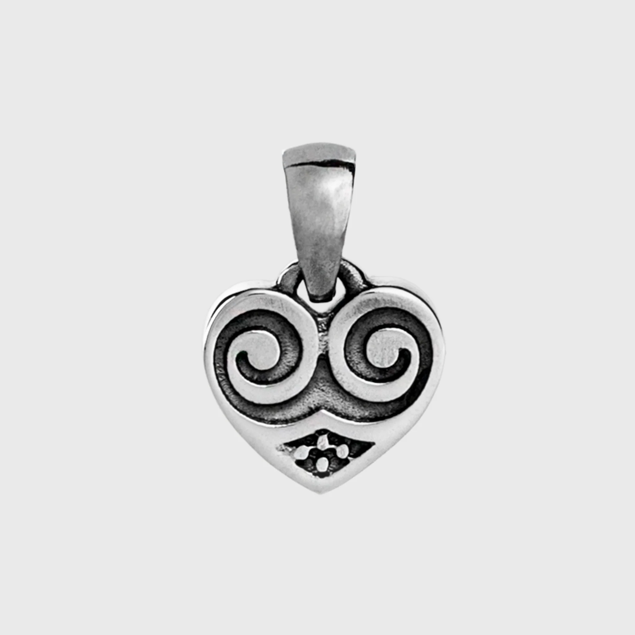 Birka Heart Pendant, Silver - Image 2