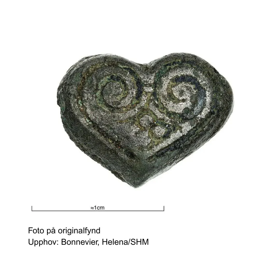 Birka Heart Pendant, Silver - Image 3