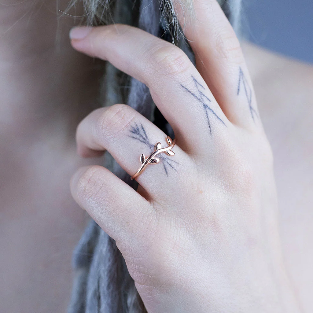 Bjarkan Ring, Rose Gold - Image 2