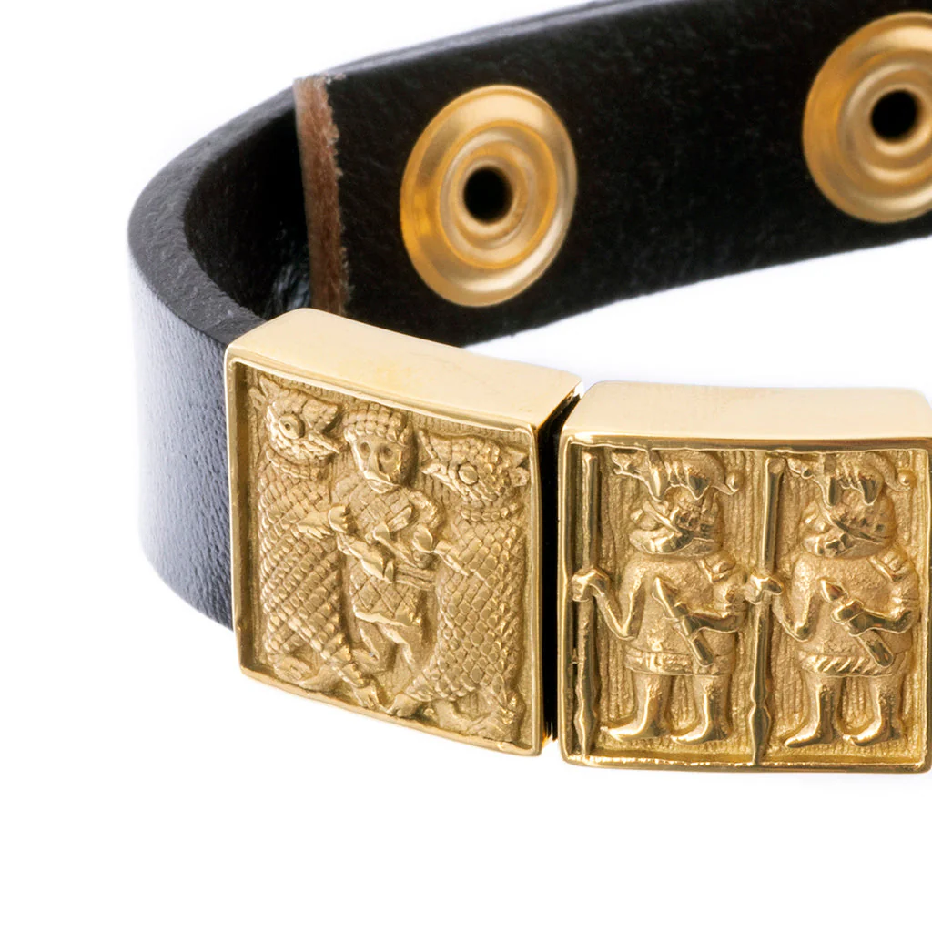 Bracelet, Torslunda, Golden Steel - Image 4