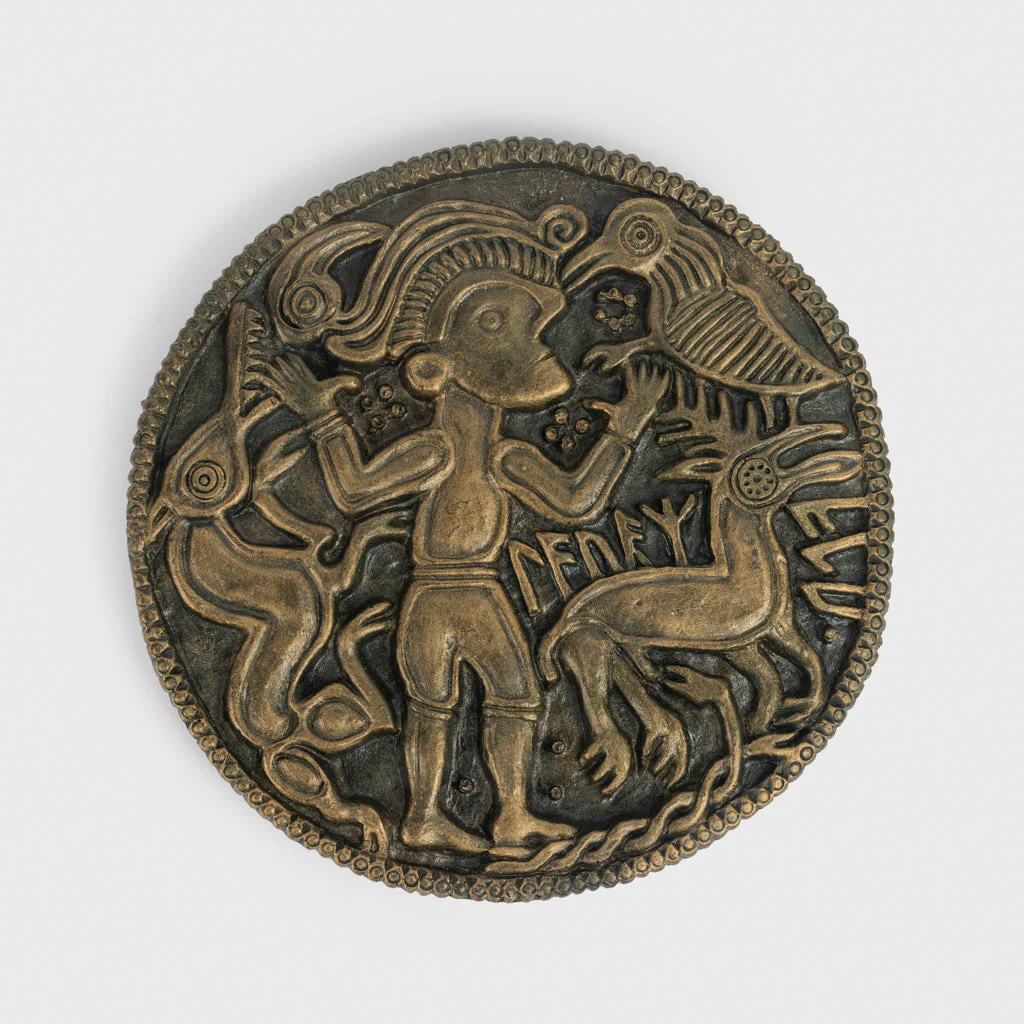 Bracteate, Laukaz Alu - Image 2