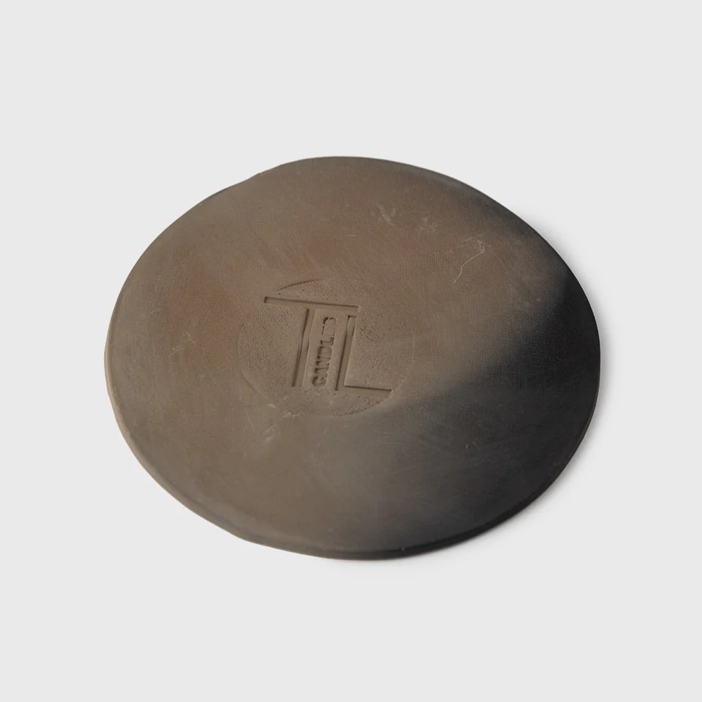 Candle Holder, Smoked Pottery - Image 4