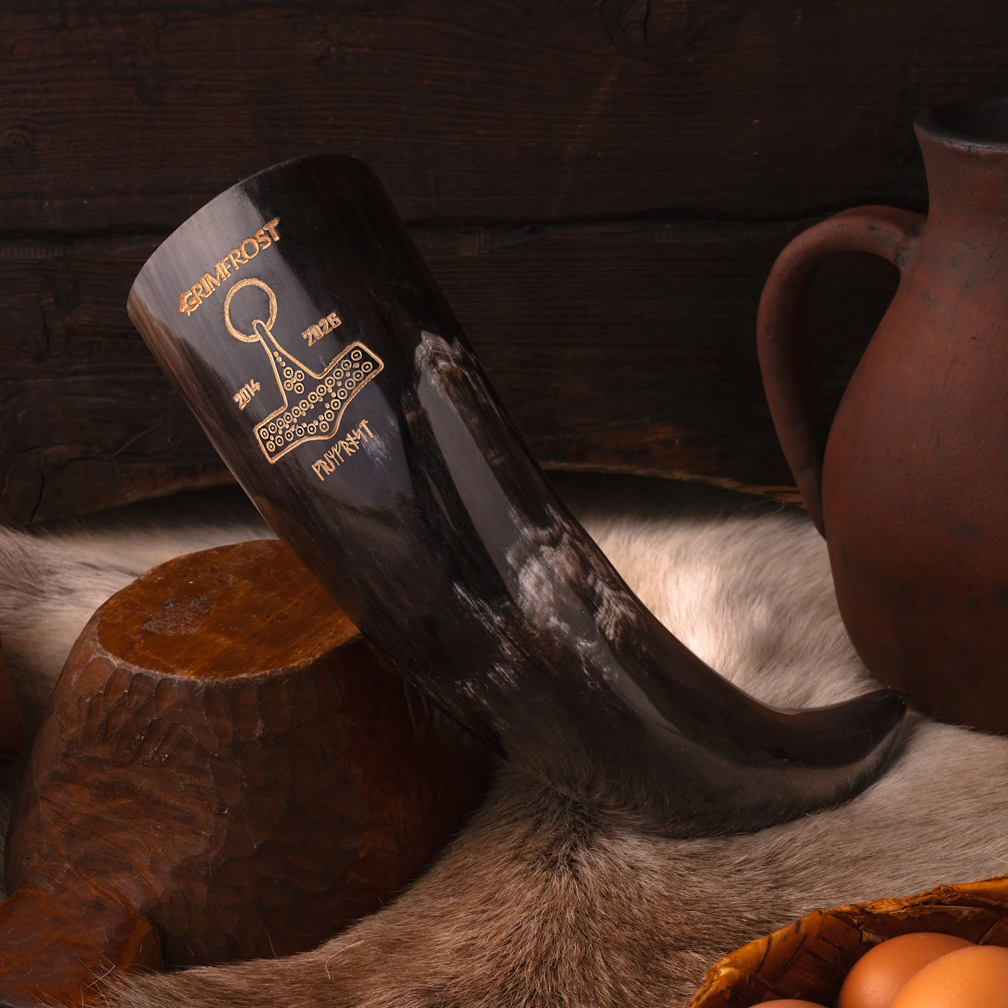Carved Anniversary Horn, Limited Edition