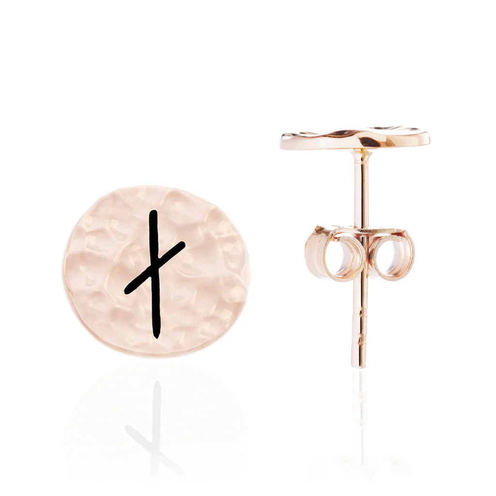 Choose Your Rune Earrings, Rose Gold - Image 10