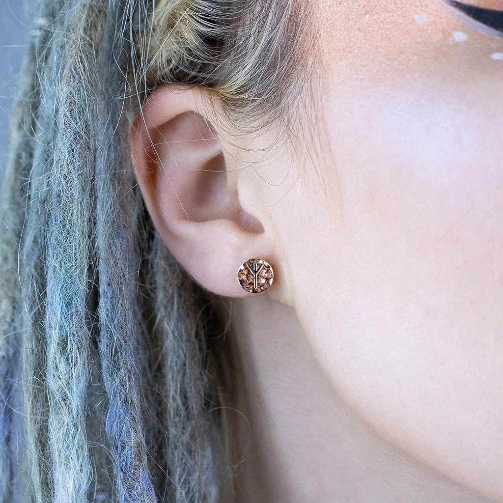 Choose Your Rune Earrings, Rose Gold - Image 18