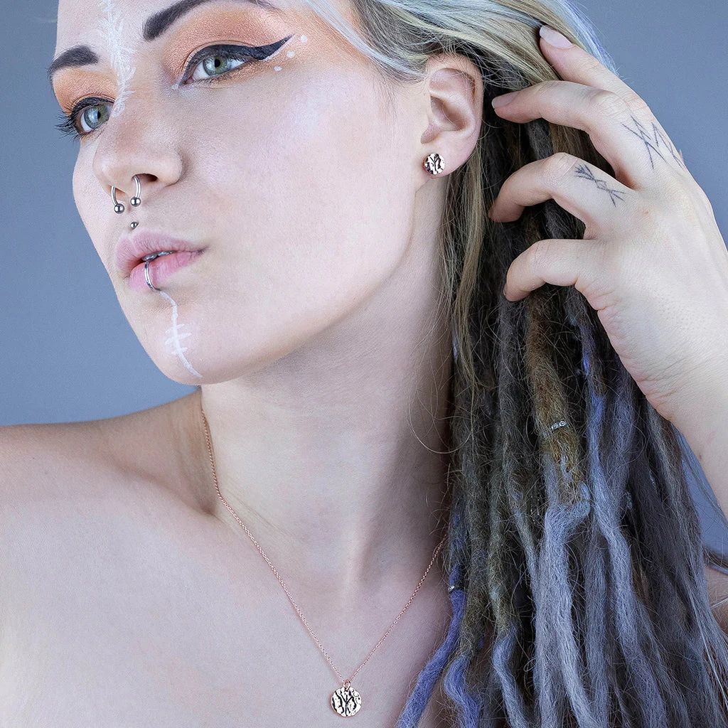 Choose Your Rune Earrings, Rose Gold - Image 19