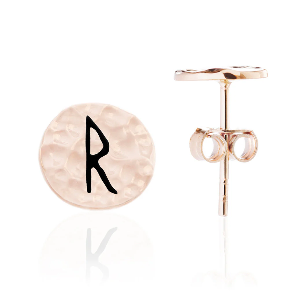 Choose Your Rune Earrings, Rose Gold - Image 5