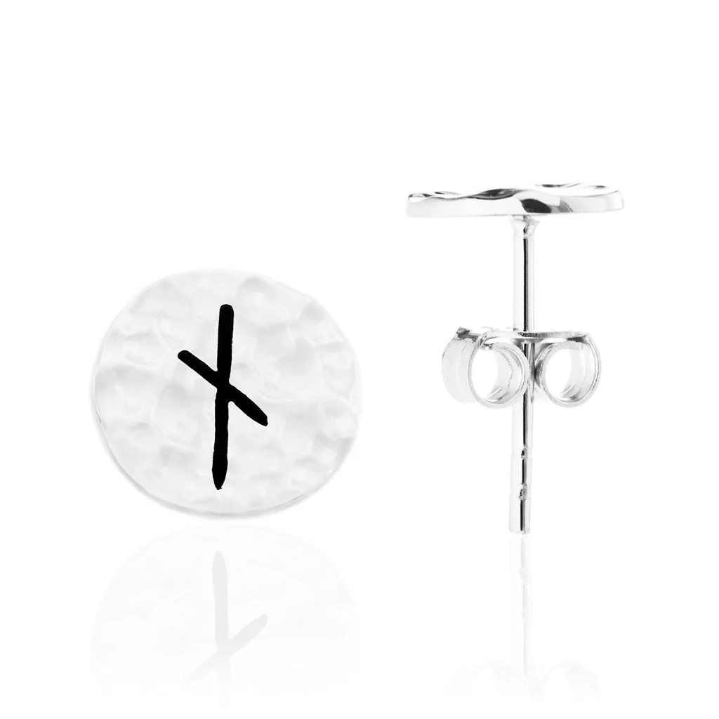 Choose Your Rune Earrings, Silver - Image 8