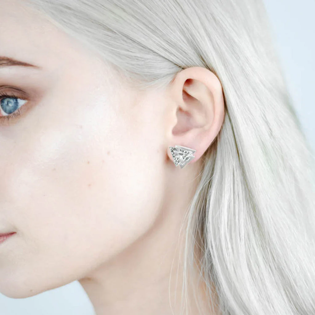 Chosen One Earrings, Silver - Image 3