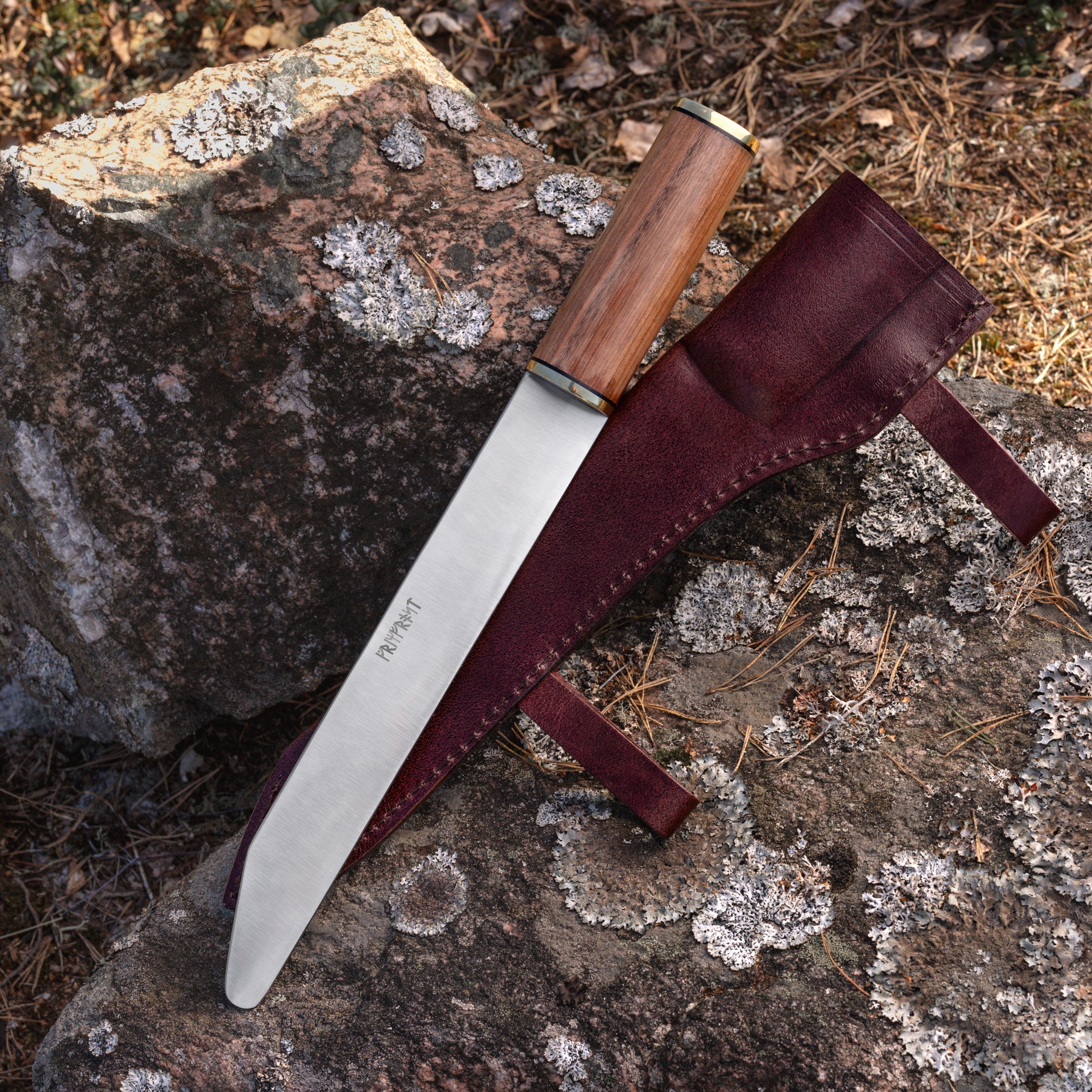 Clipped Point Viking Seax, Type IV, Blunt