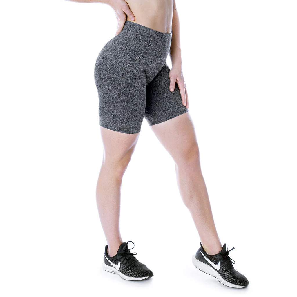 Contour Seamless Shorts, Grey - Image 2