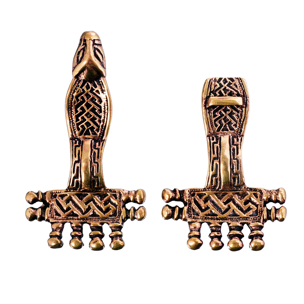 Dragon Clothing Clasp, Bronze - Image 2