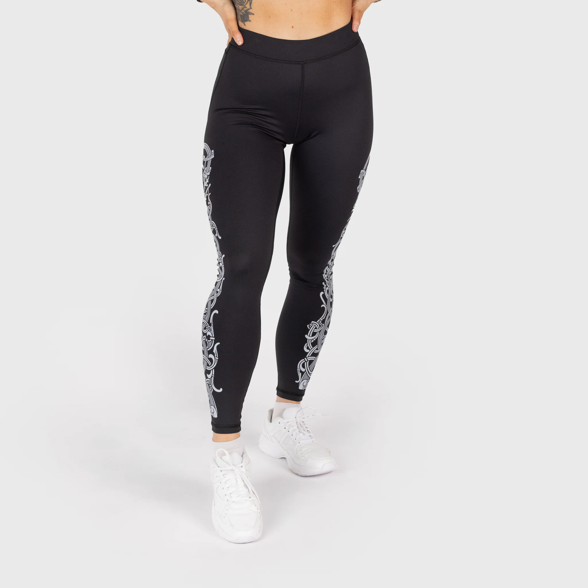 Dragon Leggings, Black - Image 5