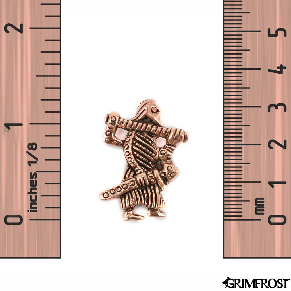 Einherjar Pendant, Bronze - Image 3