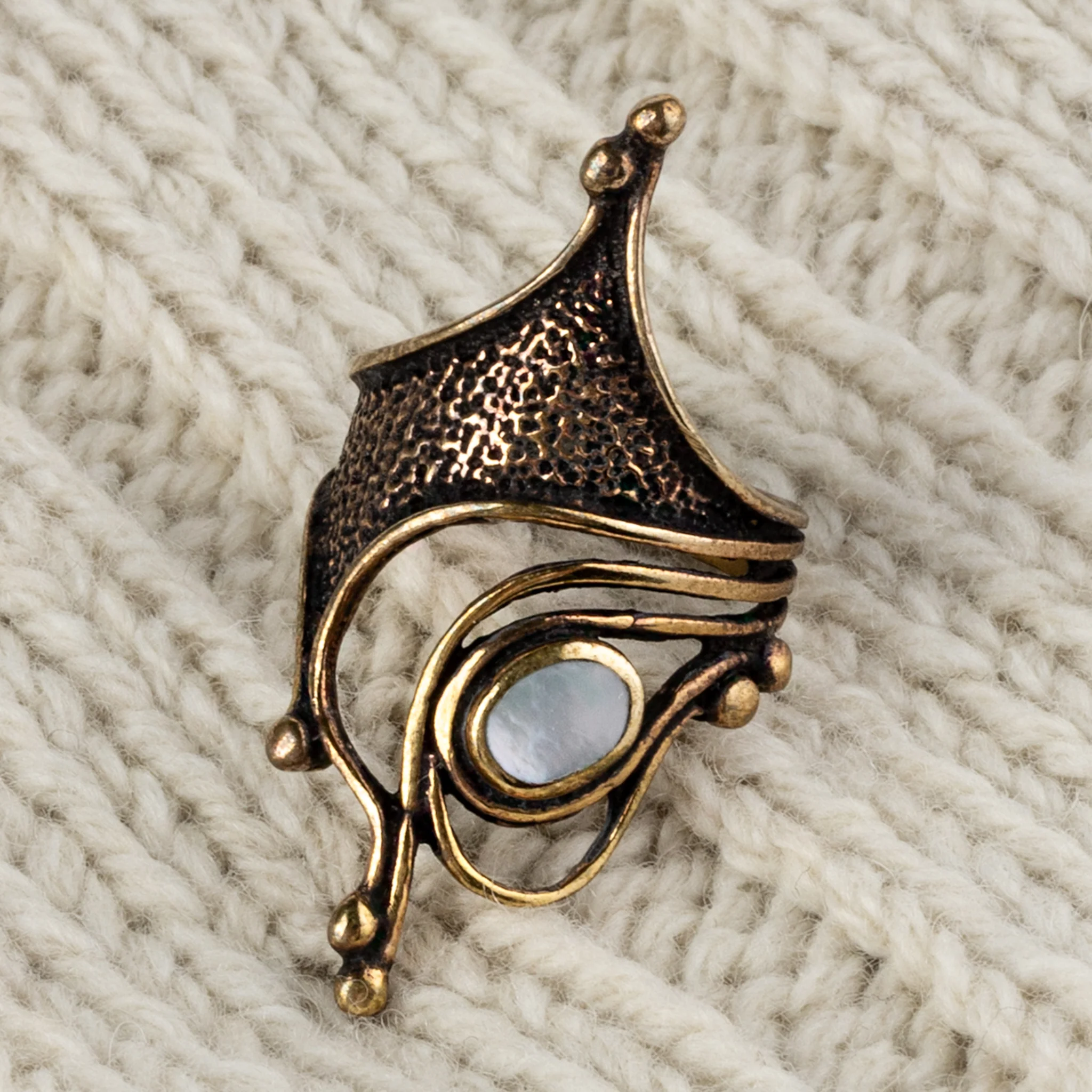 Eye Ring, Bronze