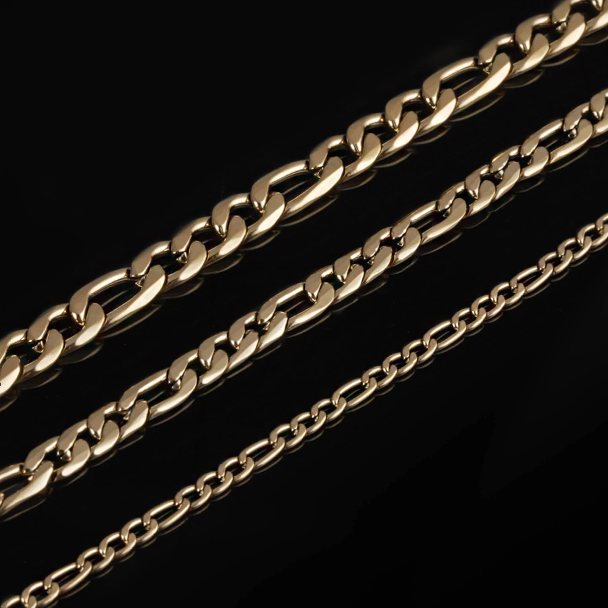 Figaro Chain, Gold Plated - Image 2