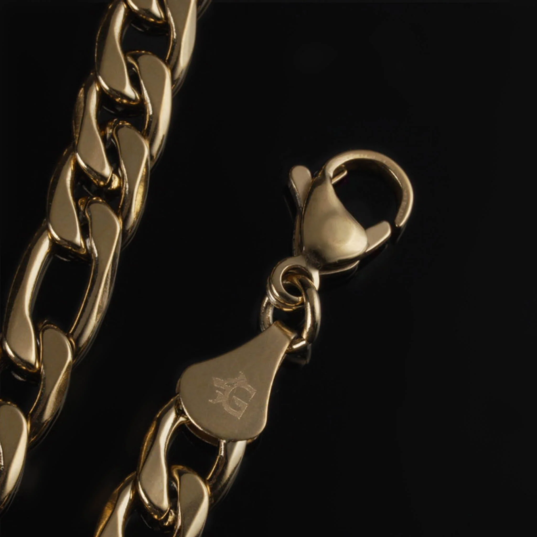 Figaro Chain, Gold Plated - Image 4