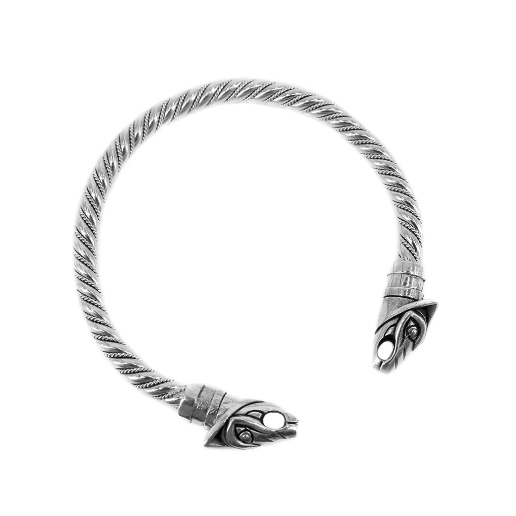 Freki & Geri Armring, Silver - Image 3
