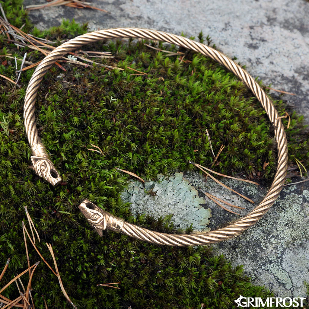 Freki & Geri Torc, Bronze - Image 5