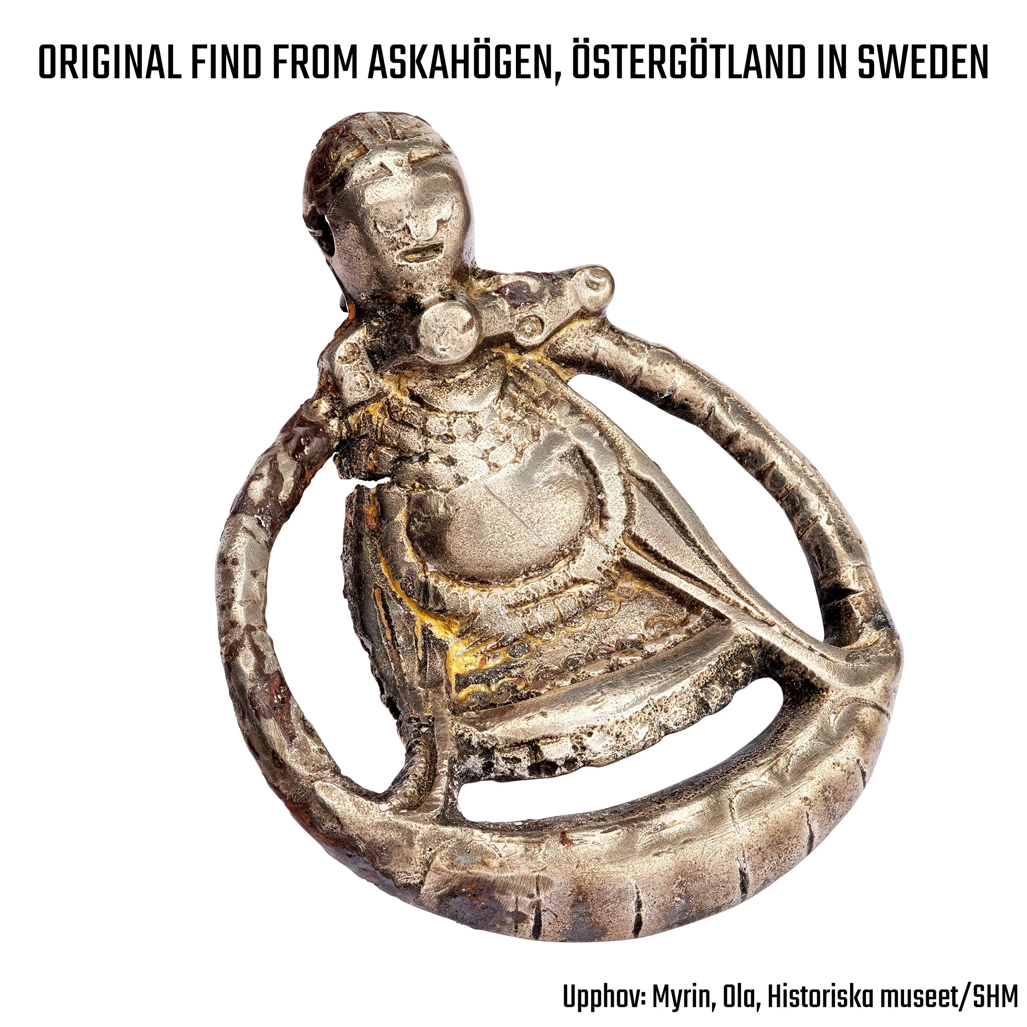 Freyja Amulet, Bronze - Image 4