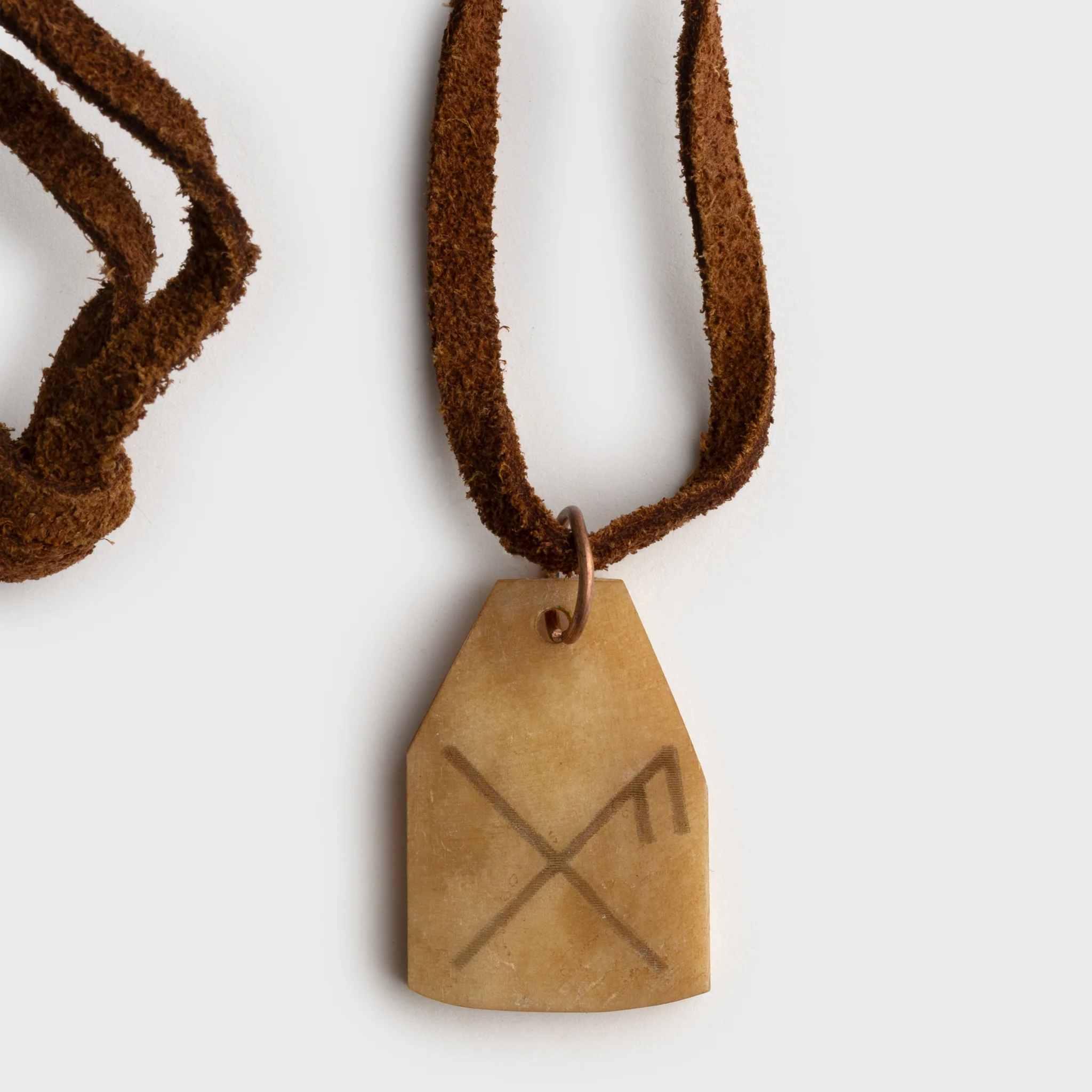 Gibu Auja Amulet, Bone - Image 4