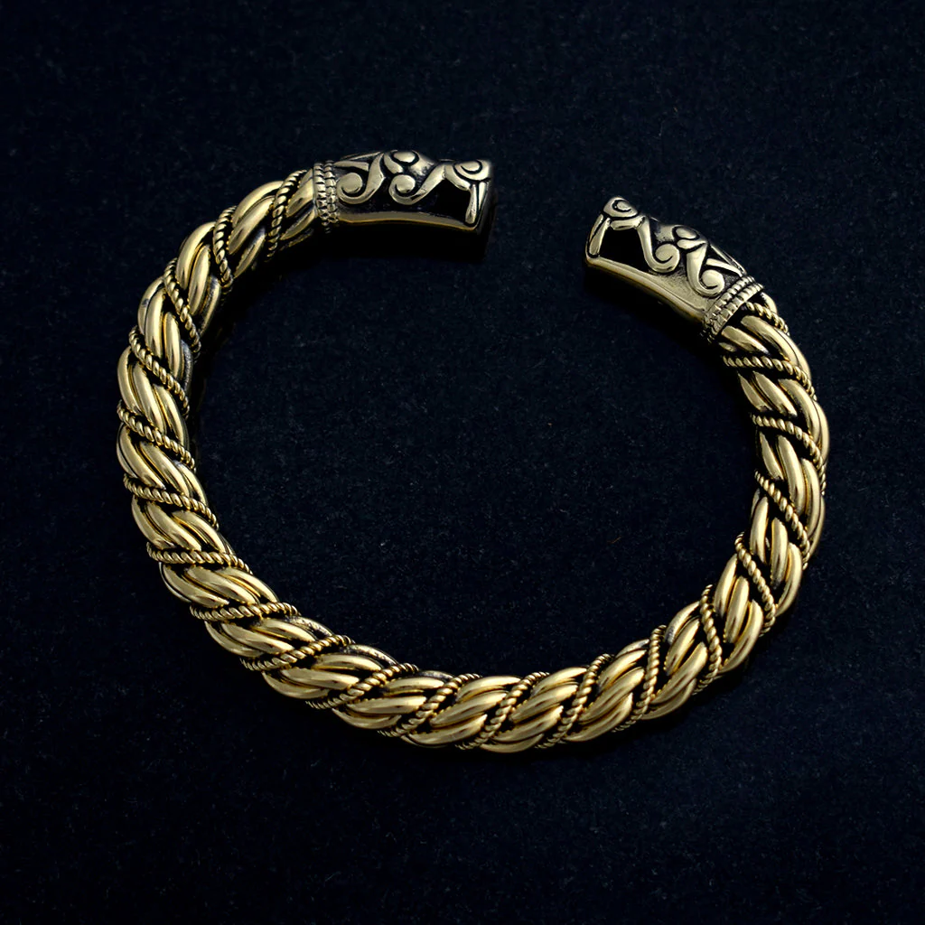 Gotland Dragon Armring, Bronze - Image 3