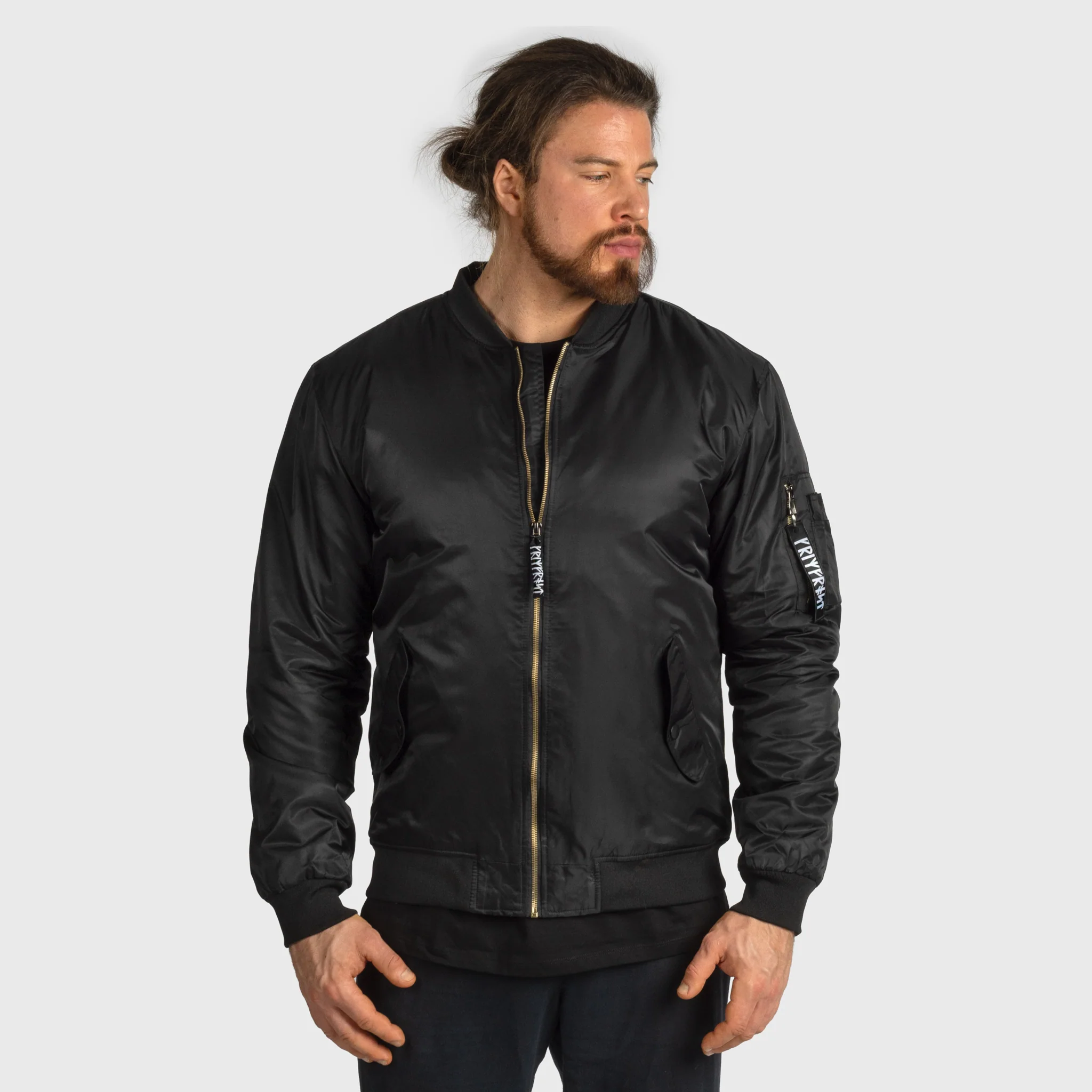 Grimfrost Bomber Jacket, Black - Image 2