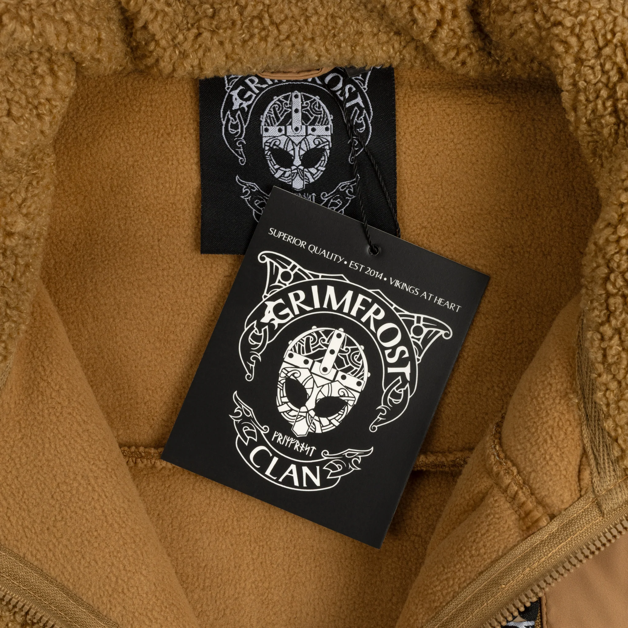 Grimfrost Fleece Jacket, Beige - Image 7