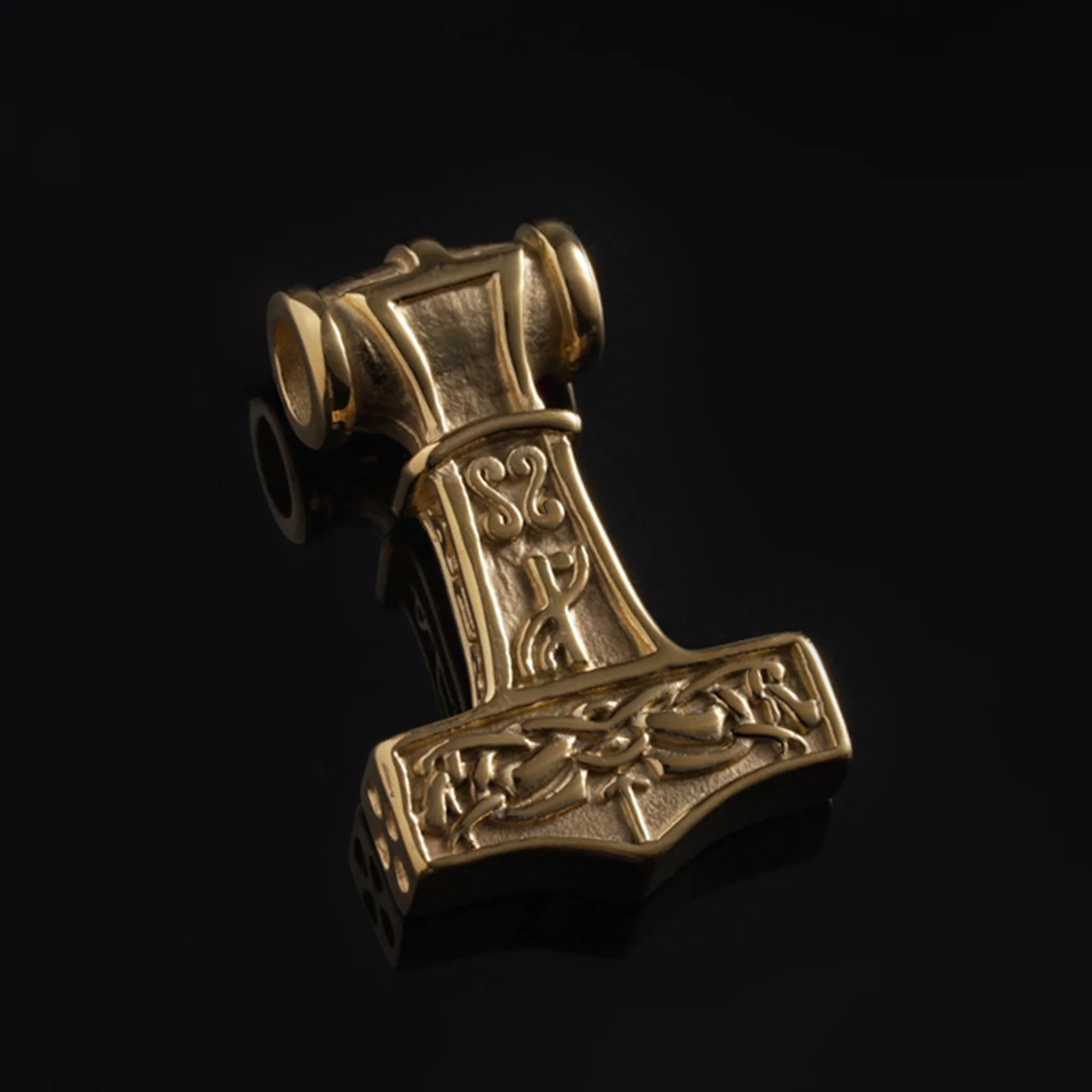 Grimfrost Thor's Hammer, Gold Plated - Image 5