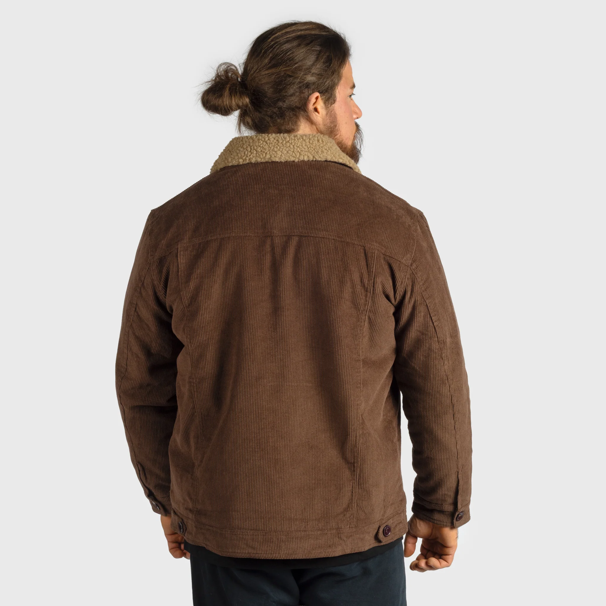 Grimfrost Trucker Jacket, Brown - Image 3