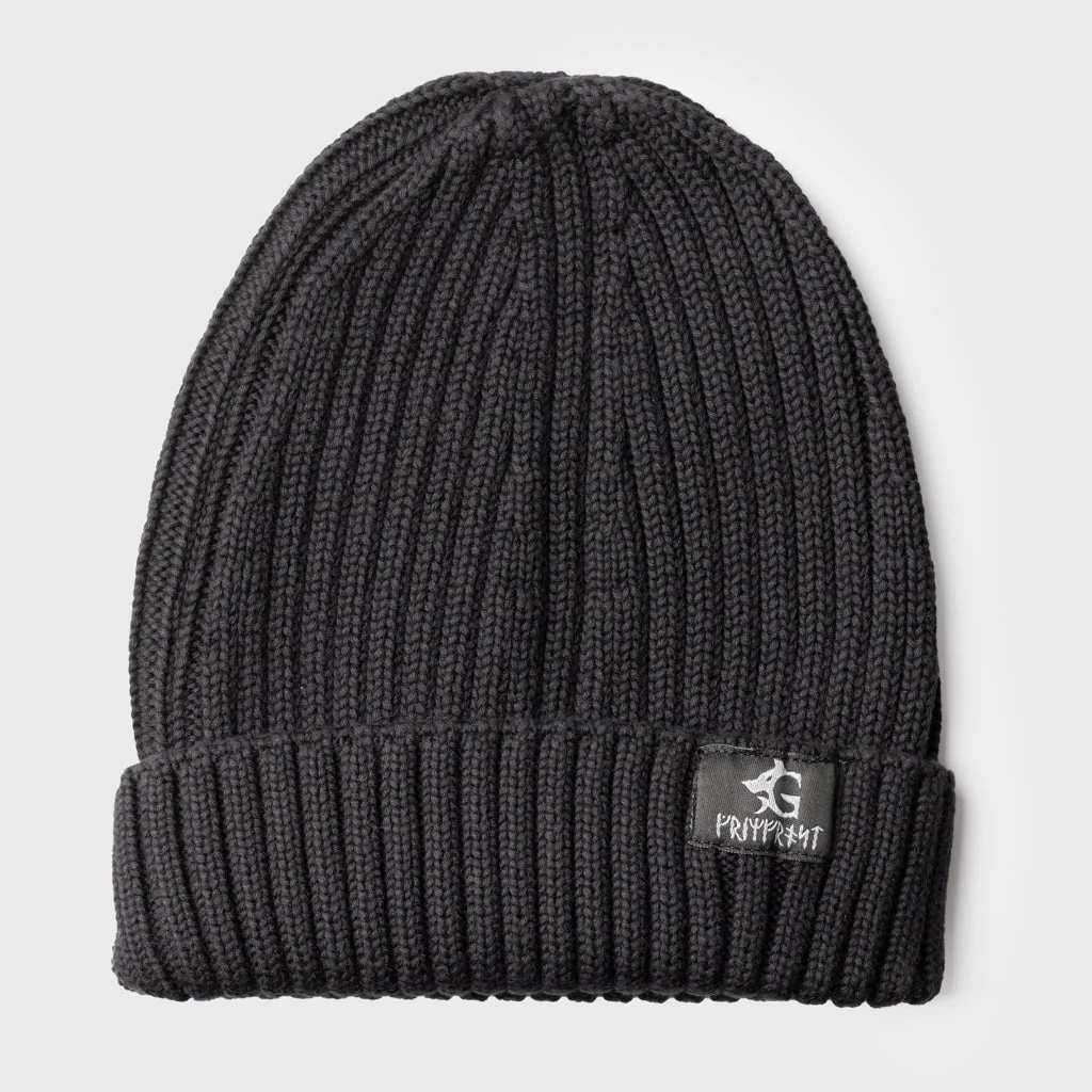Grimfrost Watch Cap, Black Cotton - Image 3