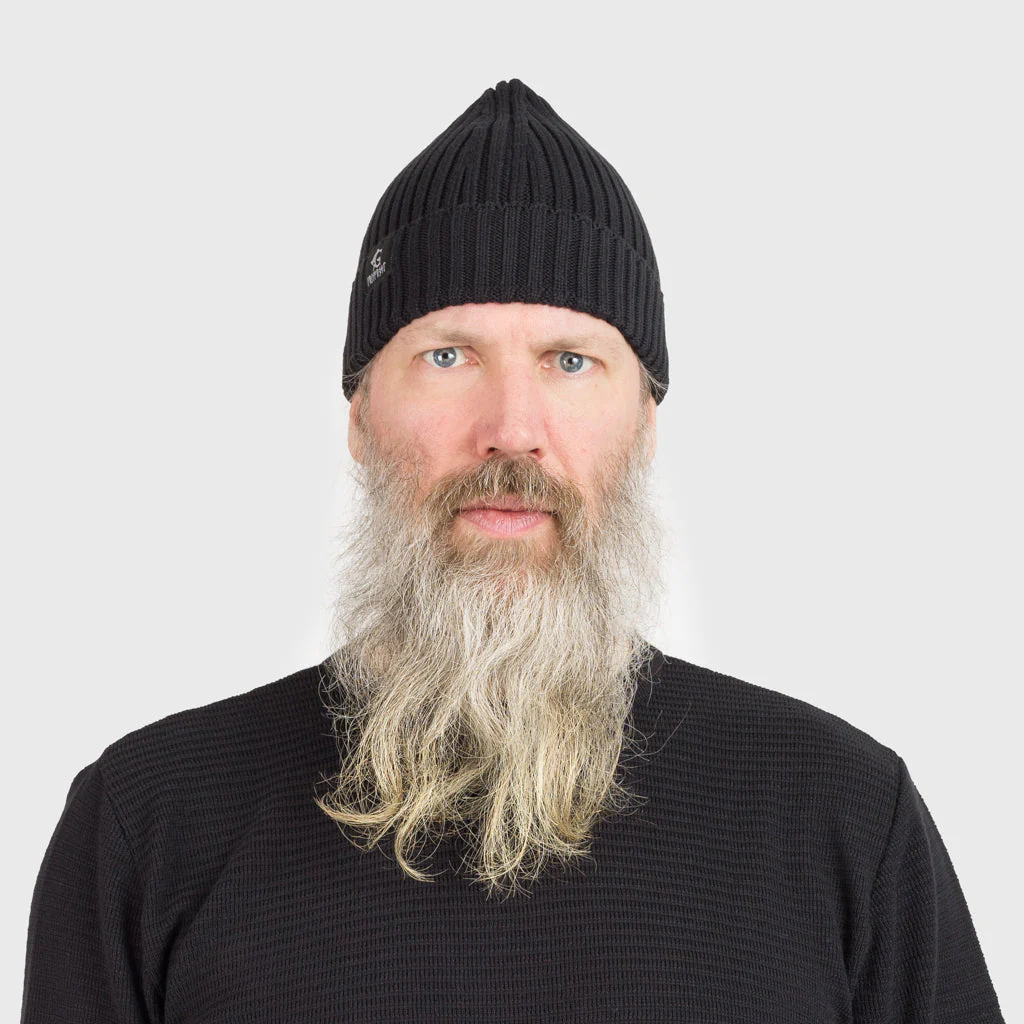 Grimfrost Watch Cap, Black Cotton - Image 4