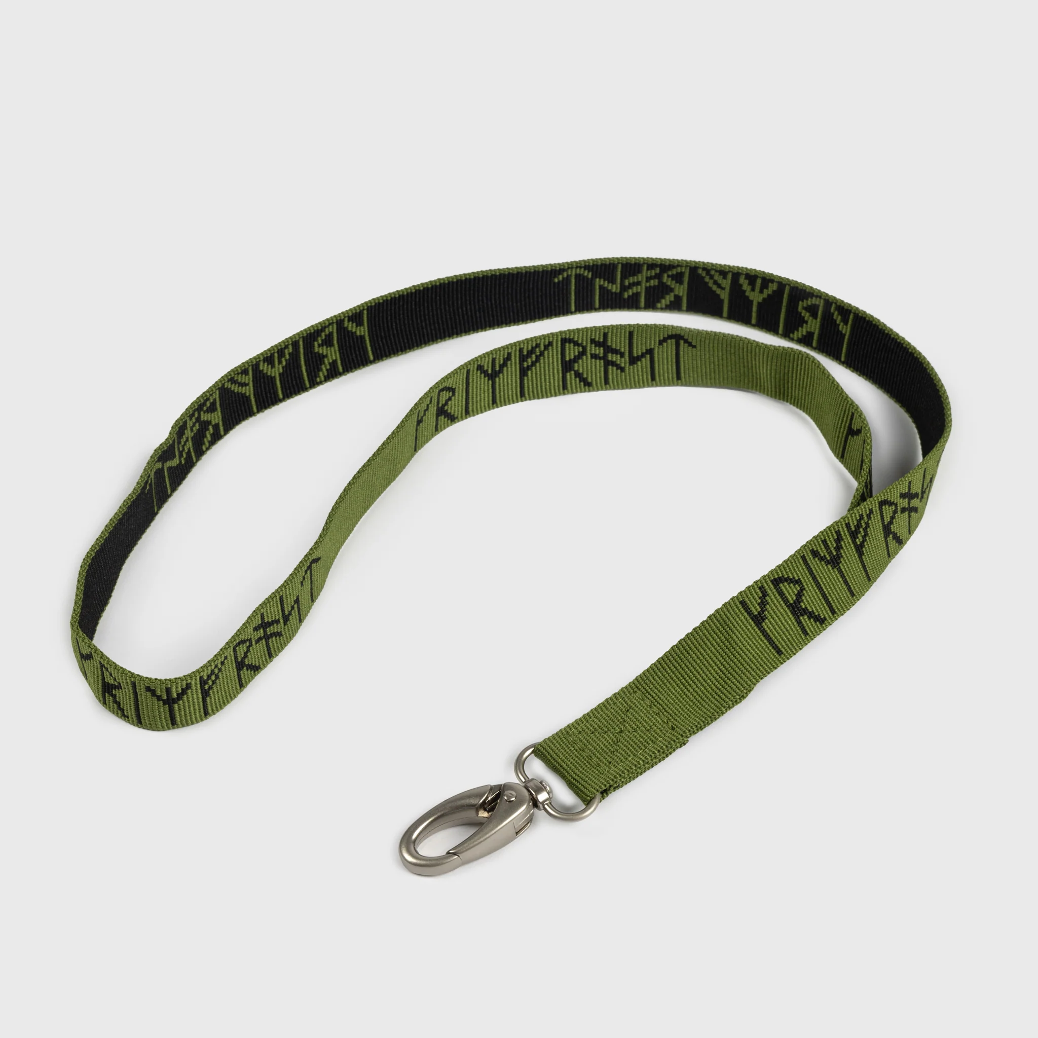 Grimfrost Woven Lanyard, Green - Image 2