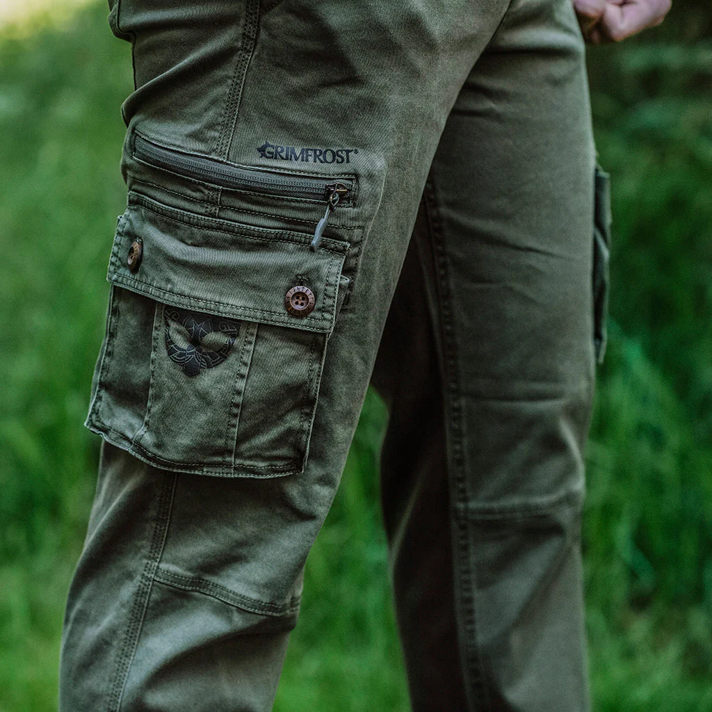 Grimfrost's Cargo Pants, Green - Image 3