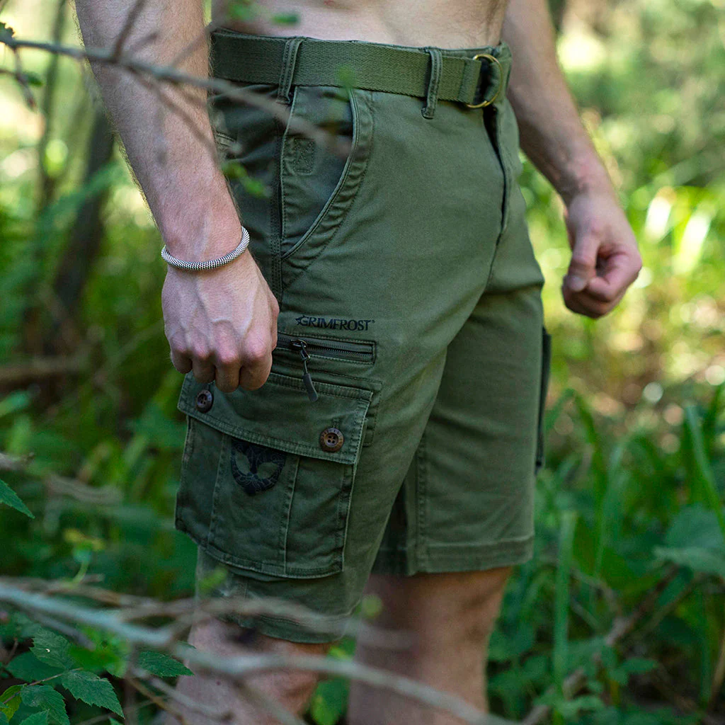 Grimfrost's Cargo Shorts, Green - Image 3