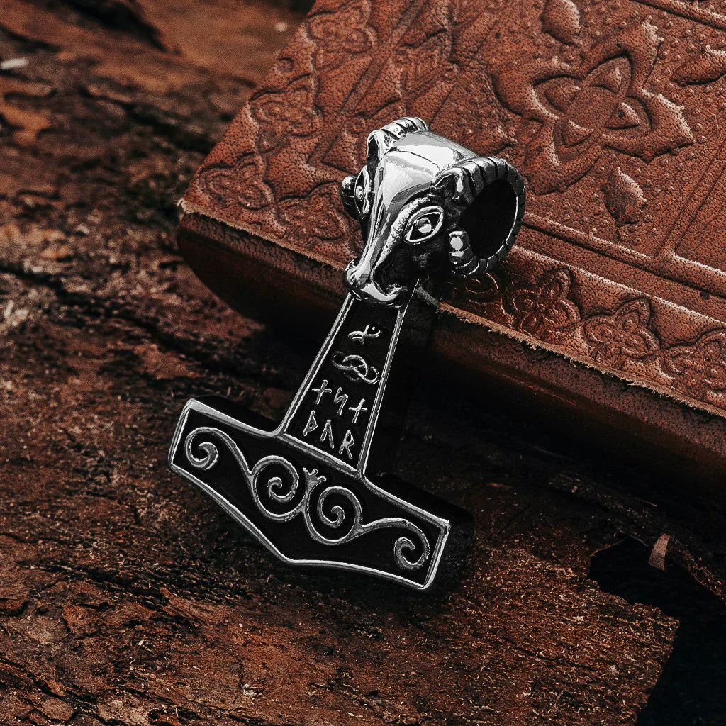 Grimfrost's Goat Hammer, Stainless Steel - Image 2