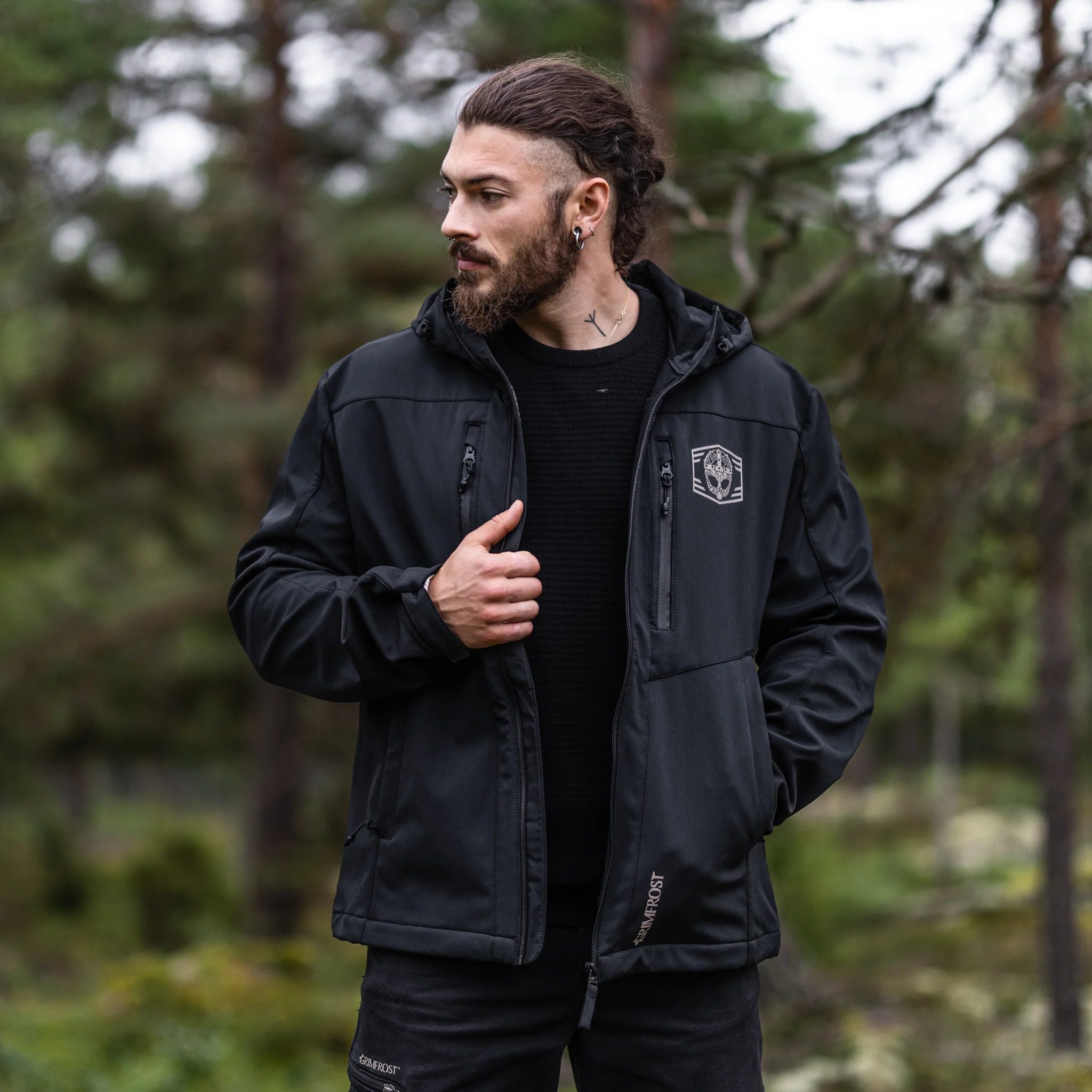 Grimfrost's Storm Jacket, Black - Image 2