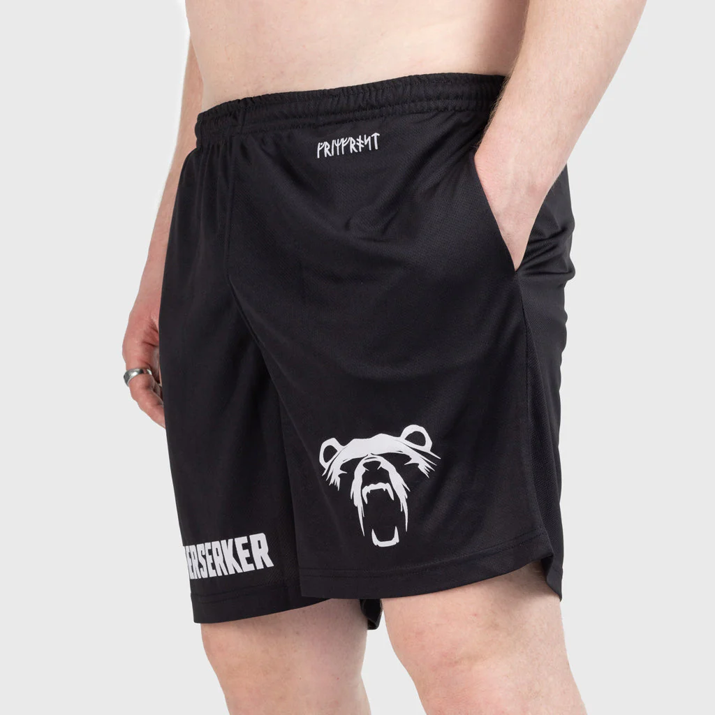 Gym Shorts, Berserker, Black - Image 2