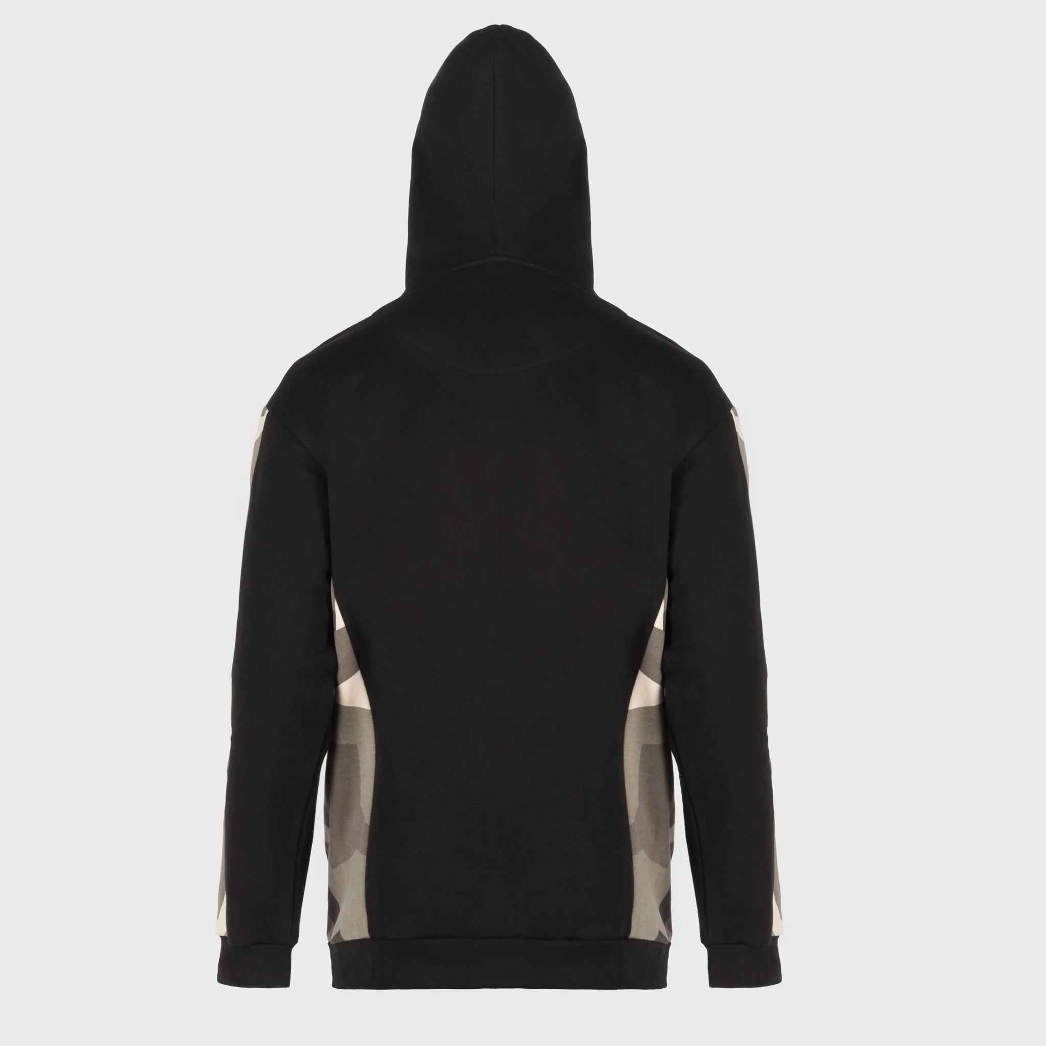 Hoodie Half-Zip, Black and Camo - Image 4
