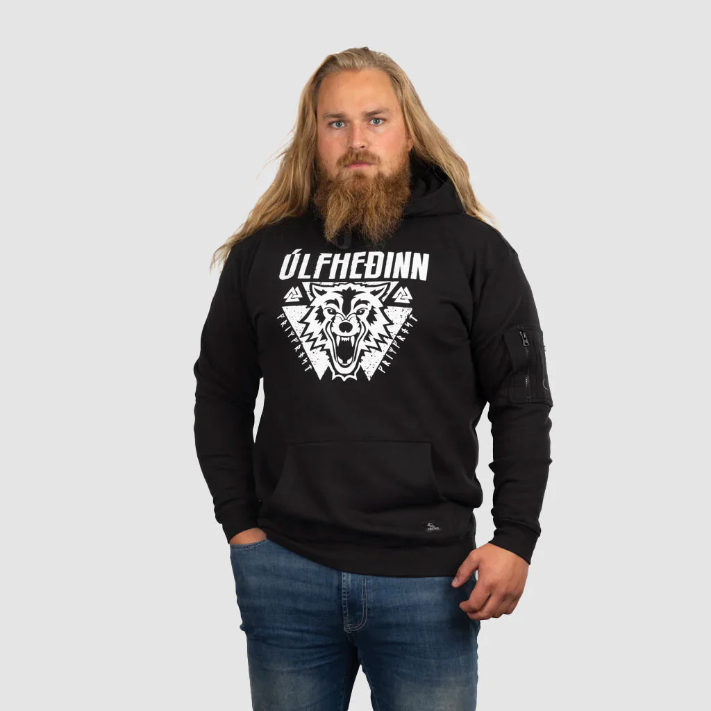 Premium Hoodie, Ulfhedinn, Black - Image 2