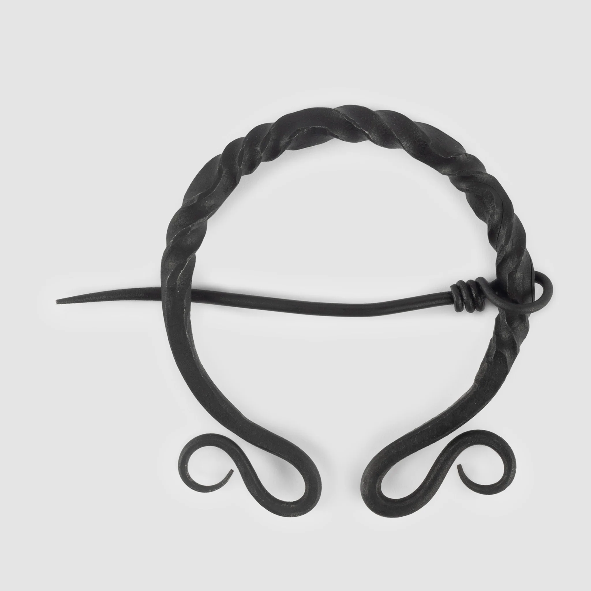 Iron Fibula, Round Twisted, 80 mm - Image 3