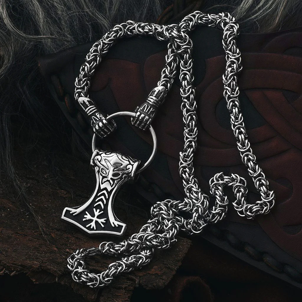 Jarngreipr King Chain, Set 3, Stainless Steel