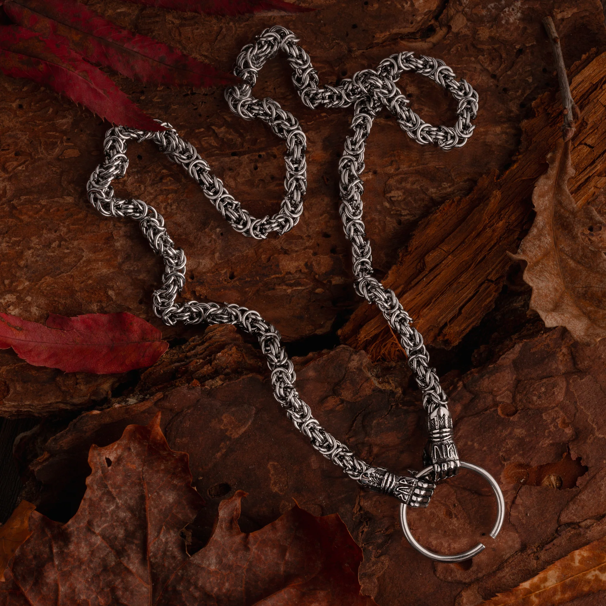 Jarngreipr King Chain, Stainless Steel